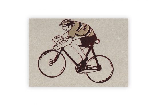 eddy-merckx-gold-and-red-bicycle-greeting-card-by-kim-jenkins
