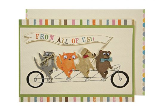 tandem-pets-embellished-bicycle-greeting-card
