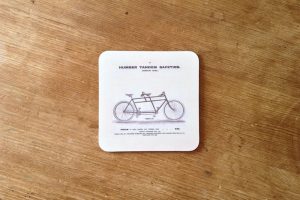 cyclemiles-humber-tandem-safeties-bicycle-drinks-coaster