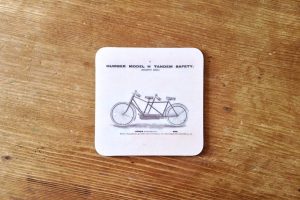 cyclemiles-humber-model-h-tandem-bicycle-drinks-coaster