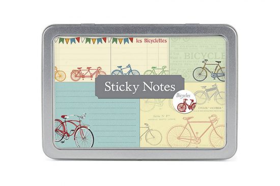 vintage-bicycle-sticky-note-set