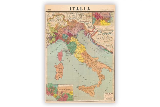 map-of-italy-wrapping-paper