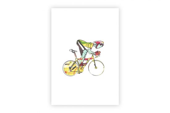 lone-racer-06-bicycle-greeting-card-simon-spilsbury
