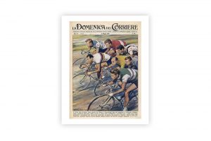 la-domenica-del-corriere-vintage-cycling-print
