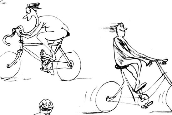 the-enthusiasts-a2-cycling-print-simon-spilsbury