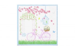 springtime-bicycle-napkins