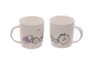 two-bicycle-mugs-gift-set