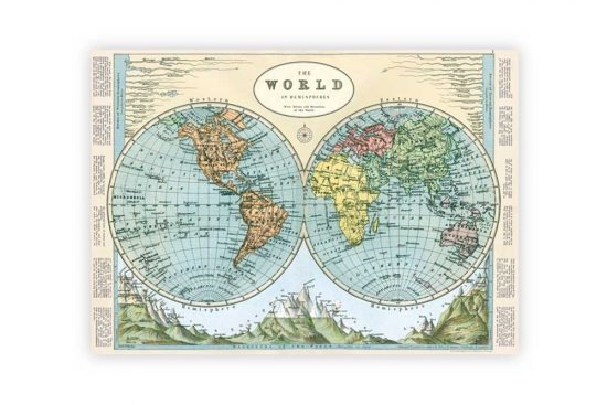 hemispheres-map-poster-paper
