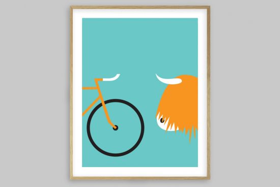 highland-fling-bicycle-poster-by-rebecca-j-kaye