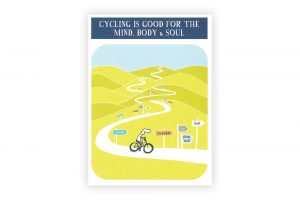 cycling-is-good-bicycle-greeting-card