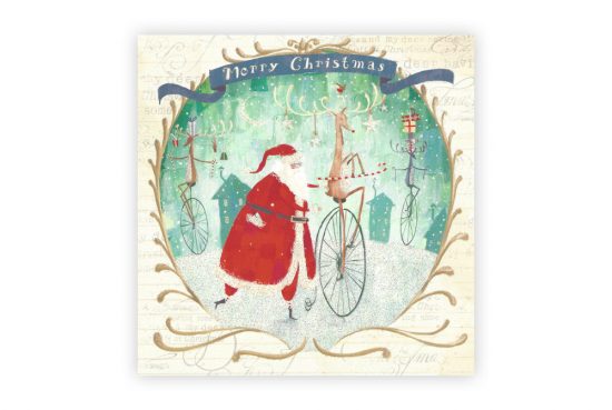 rudolph-bicycle-christmas-card-pack-x-5