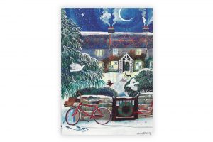 posties-bike-bicycle-christmas-cards-x8
