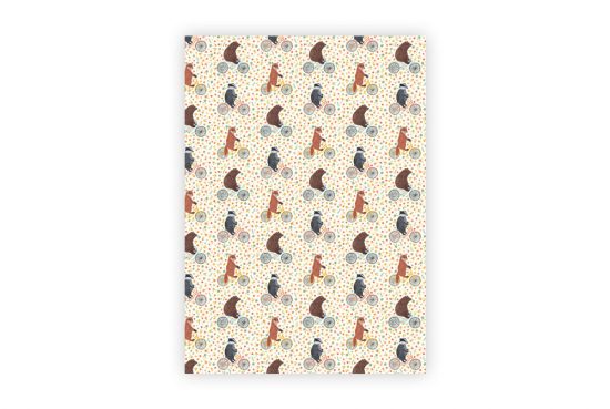 happy-animals-on-bicycles-wrapping-paper