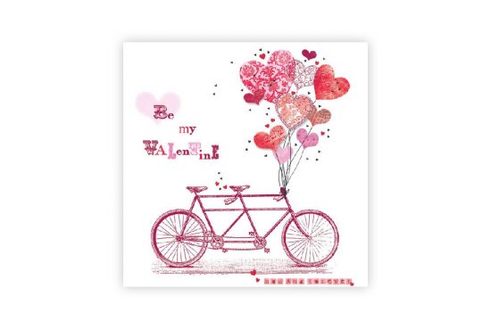 be-my-valentine-bicycle-napkins