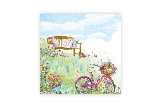 spring-flowers-bicycle-napkins