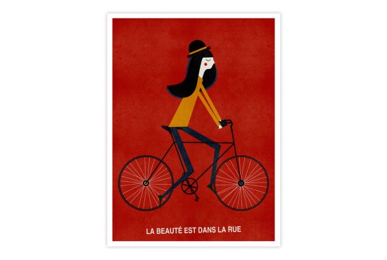 la-beaute-est-dans-la-rue-cycling-print-by-blanca-gomez