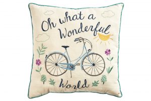 wonderful-world-embroidered-bicycle-cushion