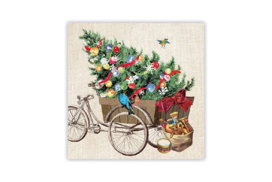 christmas-bicycle-napkins