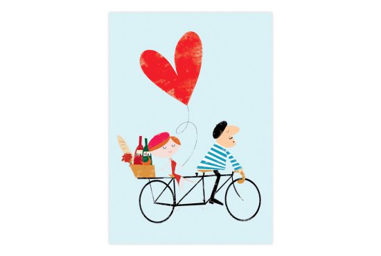 tandem-love-bicycle-greeting-card