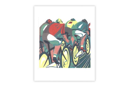 peloton-bicycle-greeting-card-by-paul-cleden