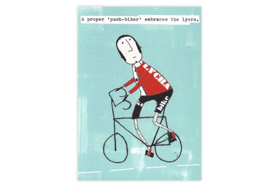 embrace-the-lycra-bicycle-greeting-card