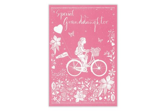 special-granddaughter-bicycle-birthday-card