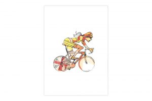 woman-racer-48-bicycle-greeting-card-simon-spilsbury