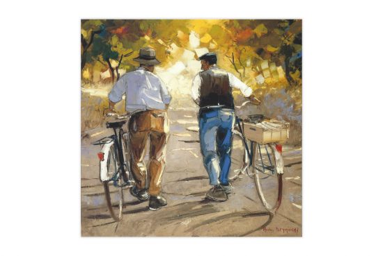 returning-from-the-fields-bicycle-greeting-card