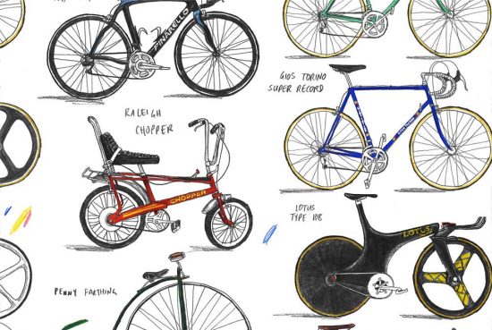 bicycles-print-by-david-sparshott