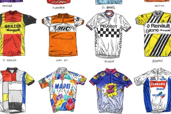 racing-cycling-jerseys-print-by-david-sparshott