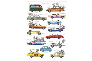 race-support-vehicles-cycling-print-by-david-sparshott