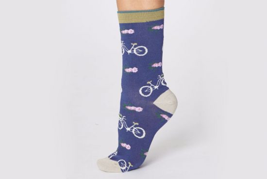 womens-bamboo-bicycle-socks-ocean-blue