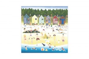 cycling-at-the-beach-bicycle-greeting-card