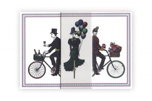 Cycling-Procession-Fold-out-Bicycle-Greeting-Card