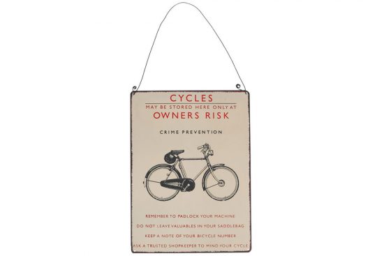 remember-to-padlock-your-machine-metal-bicycle-sign