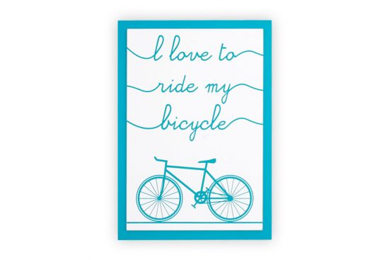 I-love-to-ride-bicycle-screen-print-wall-art