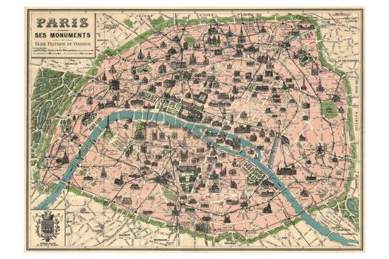 map-of-paris-wrapping-paper