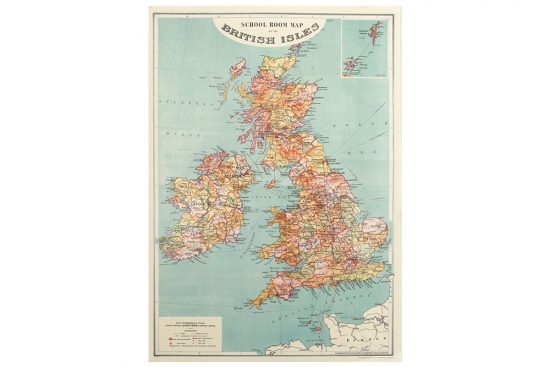map-of-british-isles-wrapping-paper