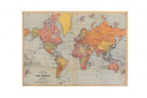 world-map-wrapping-paper